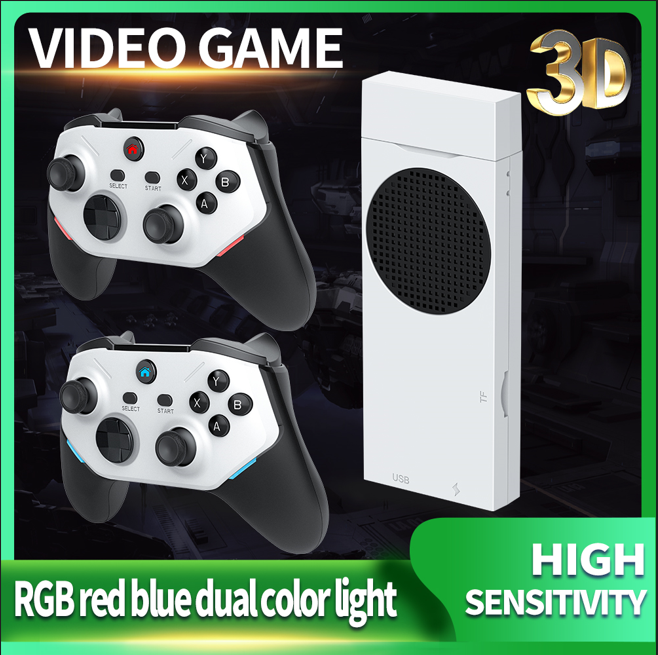 Game Console 3D Games 4K High-definition PS2 Wireless Dual Charging Game Handle M88