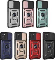 Armor Phone Case with Magnetic Car Mount Holder 360° Rotating Bracket