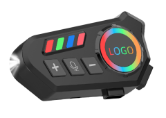 Helmet Bluetooth Earphones Wireless Headset with Laser Engraving Logo