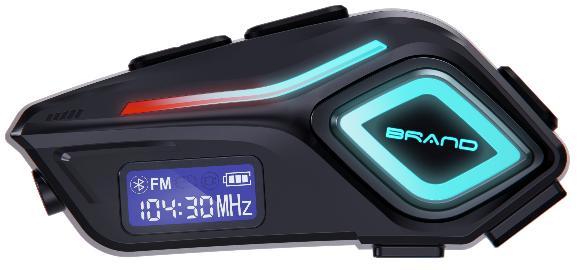 Helmet Bluetooth Earphones Wireless Headset