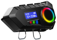 Motorbike Helmet Bluetooth Earphones Wireless Headset with Laser Engraving Logo Hot Sale