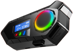 Motorbike Helmet Bluetooth Earphones Wireless Headset with Laser Engraving Logo Hot Sale