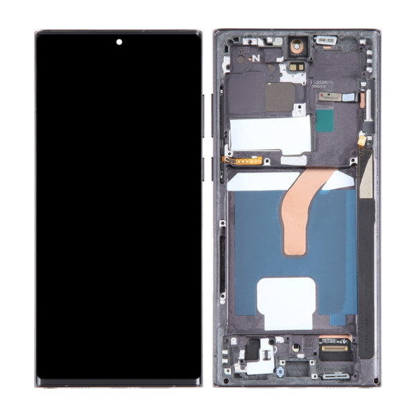 for Samsung Galaxy S22 Ultra 5G LCD Display Touch Screen Digitizer Assembly With Frame US Version