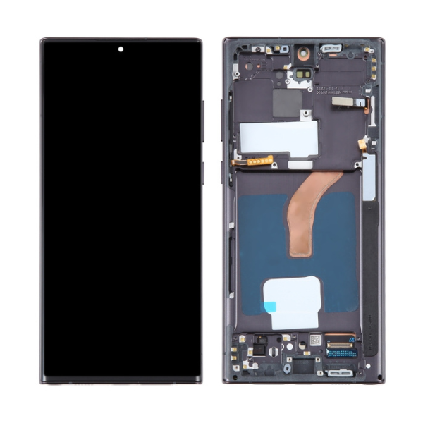 for Samsung Galaxy S22 Ultra 5G LCD Display Touch Screen Assembly With Frame EU Version