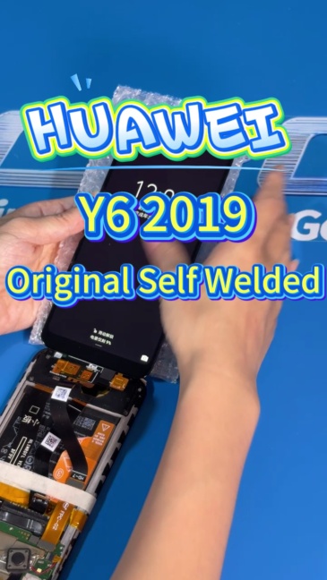 For Huawei Y6/Y6 Prime/Y6 Pro 2019 LCD Display Touch Screen Digitizer Assembly- Black - Ori