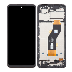 For Tecno Spark 20C GO LCD Display Touch Screen Digitizer Assembly with Frame