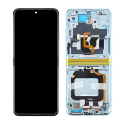 For Motorola Razr 40 Ultra LCD Display Touch Screen Digiziter Assembly With Frame