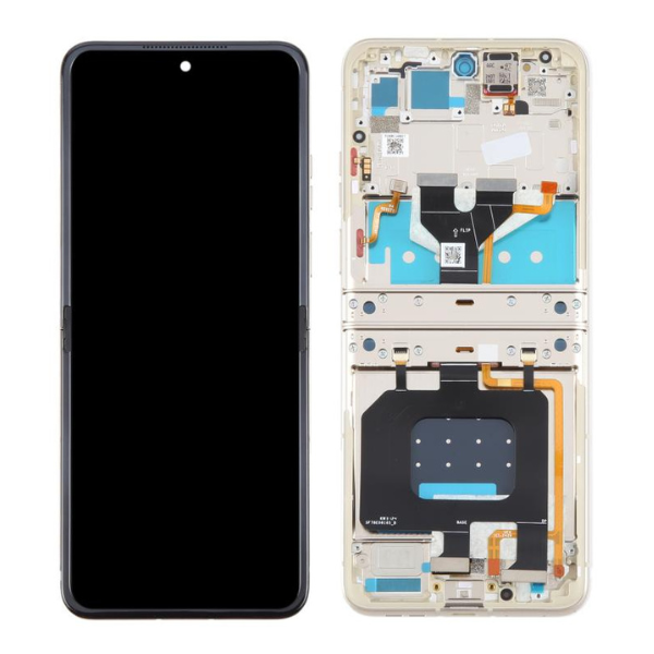 For Motorola Razr 50 / Small XT2453/Razr 2024 LCD Display Touch Screen Digiziter Assembly With Frame