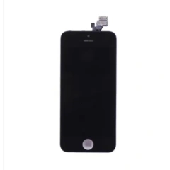 For Apple iPhone 5 LCD Screen and Touch Digitizer Assembly with Frame and Front Facing Camera Bracket and Sensor Bracket Replacement - Black - IVO