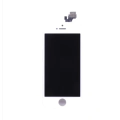 For Apple iPhone 5 LCD Screen and Touch Digitizer Assembly with Frame and Front Facing Camera Bracket and Sensor Bracket Replacement - White - IVO