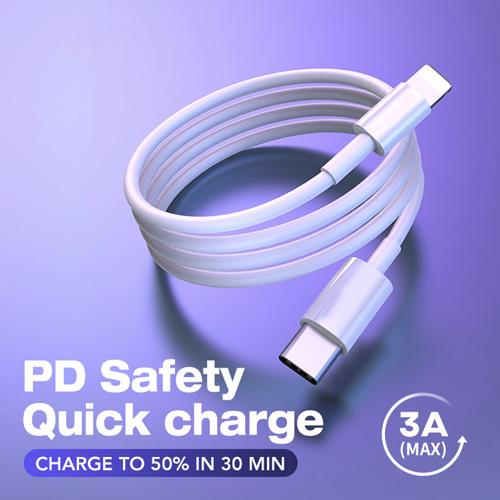 For iPhone Type-C to Lightning PD Fast Charging Cable 1 Meter