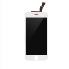 For Apple iPhone 6 LCD Screen Digitizer Assembly with Frame Replacement - White/Black - IVO