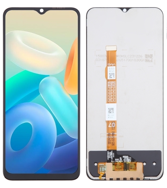 For Vivo Y55s 5G/ Y72T/ Y75 5G/ T1 5G/ T2X/ Y56 LCD Display Touch Screen Digitizer Assembly Replacement