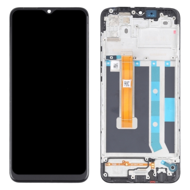 For Oppo A15 LCD Display Touch Screen Digitizer Assembly with Frame