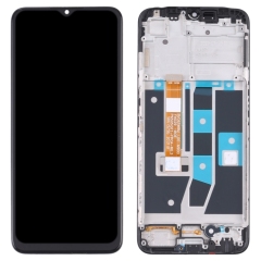 For Oppo A16 LCD Display Touch Screen Digitizer Assembly with Frame