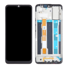 For Vivo Y15s LCD Display Touch Screen Digitizer Assembly Replacement with Frame