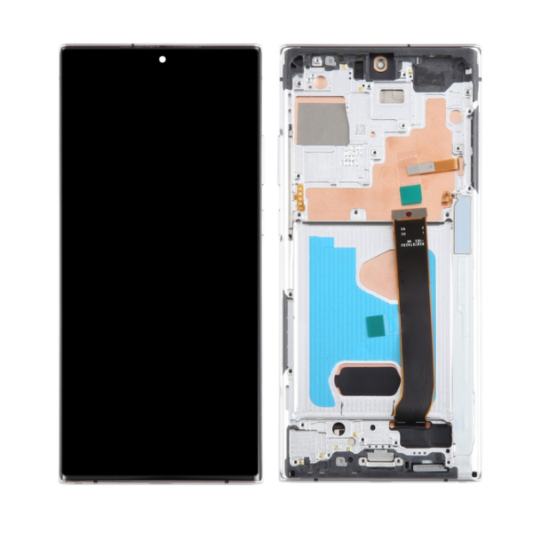 for Samsung Galaxy Note 20 Ultra LCD Display Touch Screen Digitizer Assembly With Frame - Silver