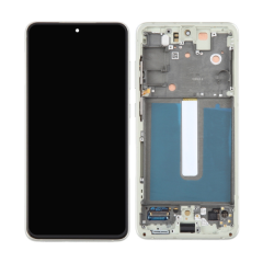 for Samsung Galaxy S21 FE LCD Display Touch Screen Assembly With Frame
