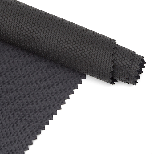 Hexagon grain pu leather