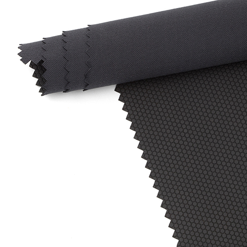 Hexagon grain pu leather