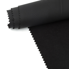 Wave grain pu leather