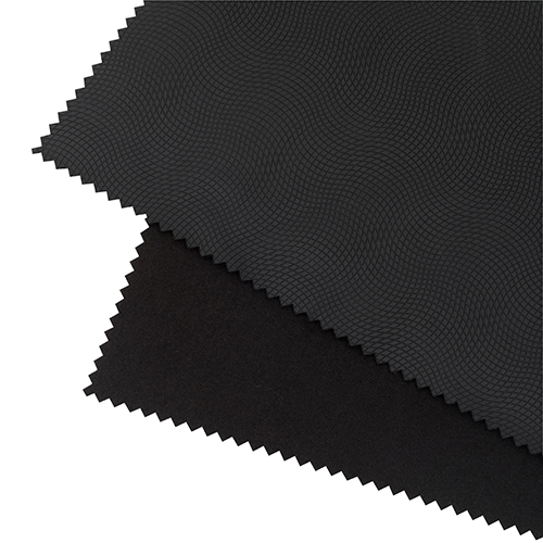 Wave grain pu leather