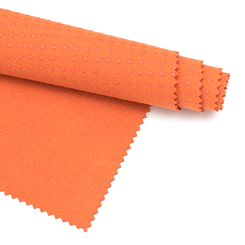 Dot pattern silicone microfiber