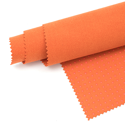 Dot pattern silicone microfiber