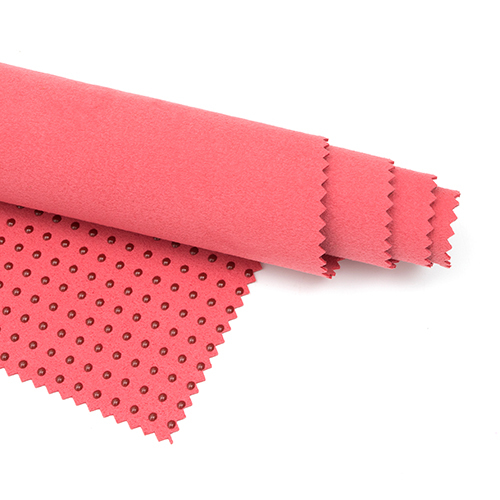 Dot pattern silicone microfiber