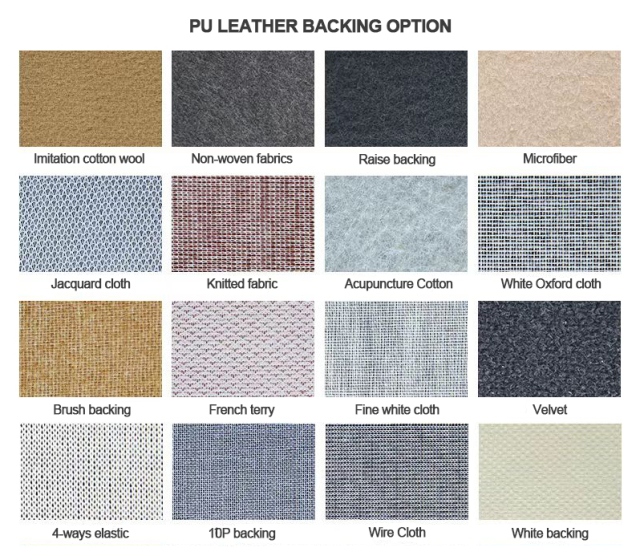 Sheep grain pu leather