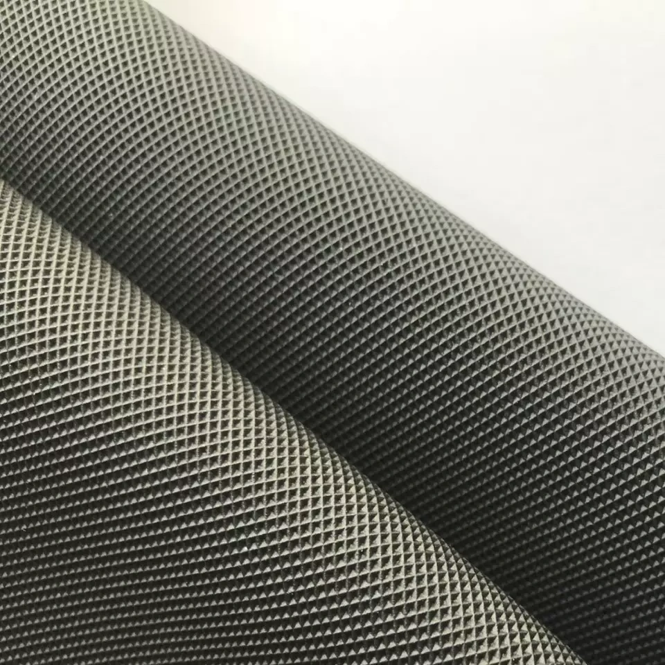 Diamond Embossed Abrasion Resistant Grain PVC Leather