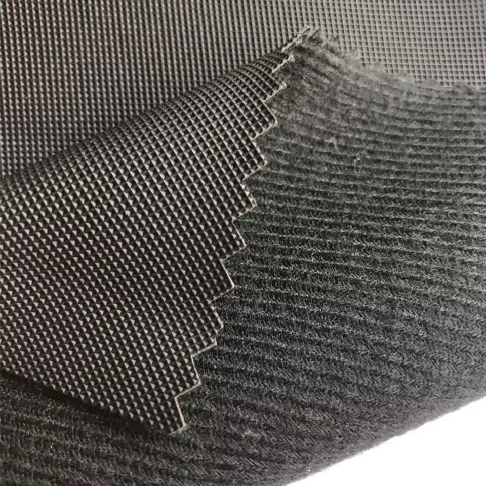 Diamond Embossed Abrasion Resistant Grain PVC Leather