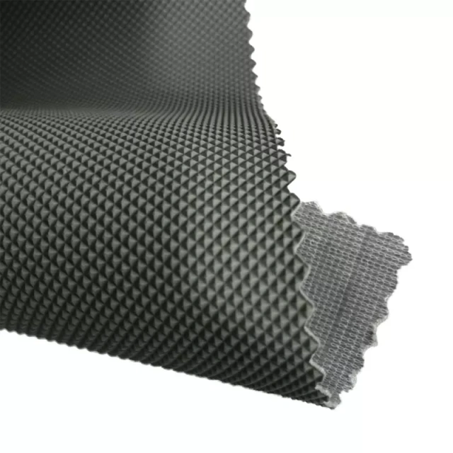 Diamond pattern PVC leather