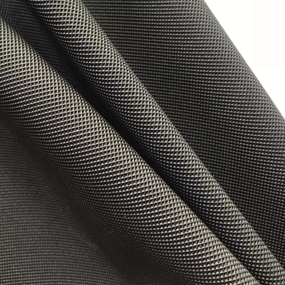 Diamond Embossed Abrasion Resistant Grain PVC Leather