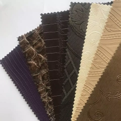 PVC Faux Furniture Leather Fabric Grippi Material