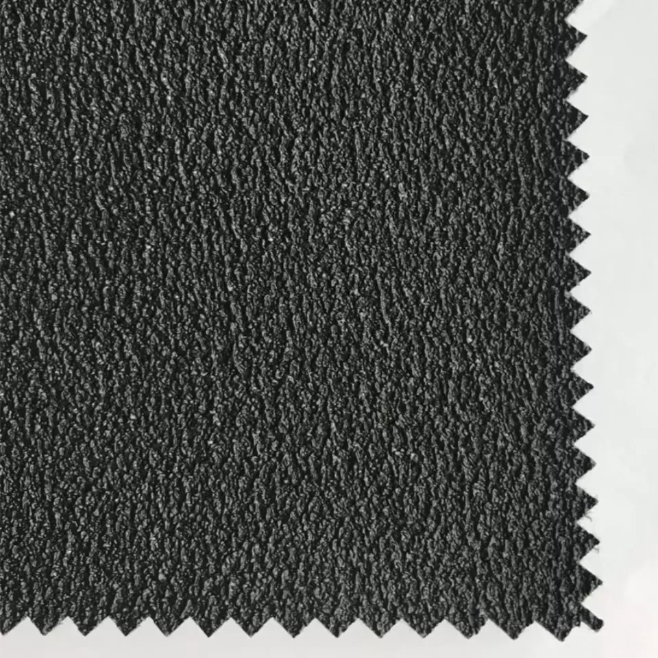 Synthetic Coated Polyester PVC leather