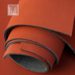 Crimson Synthetic Suede Nubuck For Shoe Making