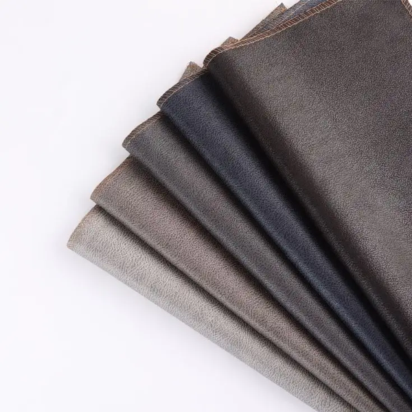 Supplier sofa Flame retardant Faux Leather Fabric Embossed Suede