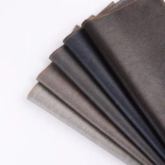 Flame retardant sofa fabric manufacturer suede fabric leather like sofa fabric upholstery
