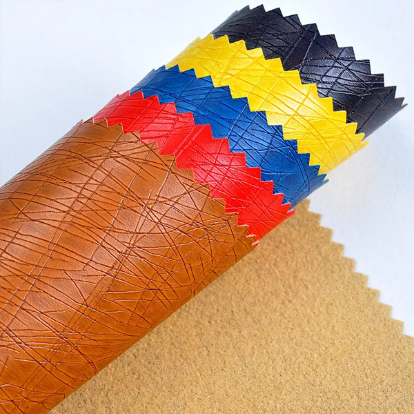 Flame Retardant Faux Croc Leather Technology Sofa Fabric Designer Leather Fabric For Living Room Furniture