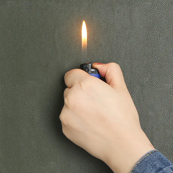 High Performance Flame retardant PVC Synthetic Vinyl Roll Leather For Factory custom