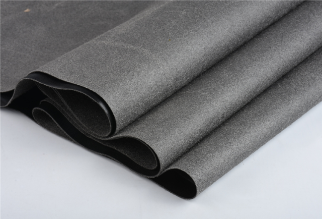 Fireproof Customised 0.5Mm-1.0Mm Flame Retardant Fabric New Material Thick Microfiber Suede Synthetic Leather