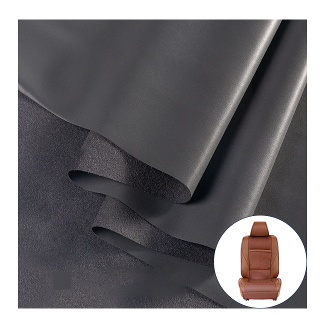 Gray 1.2mm Thickness Eco-friendly Upholstery Car Microfiber Leather For Car Chair