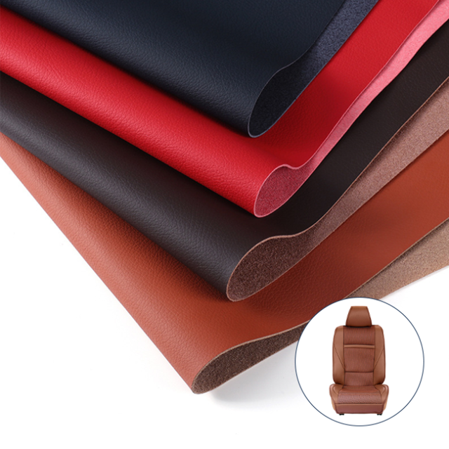 Synthetic Leather 1.2mm Nappa Automotive Microfiber Leather Roll for Car Seat
