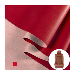 PU Microfiber Leather Fabric Breathable Soft automotive upholstery