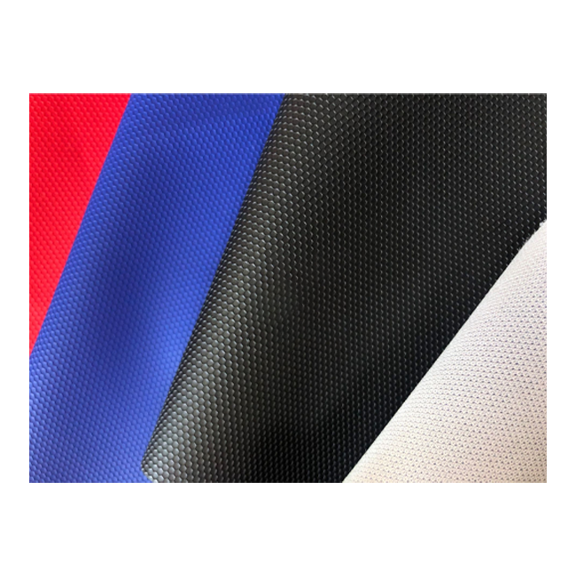 Needle hole pattern plush PU leather bottom