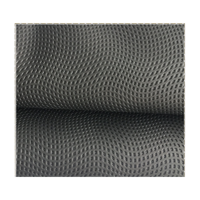 Anti slip PU leather embossed breathable fabric for glove