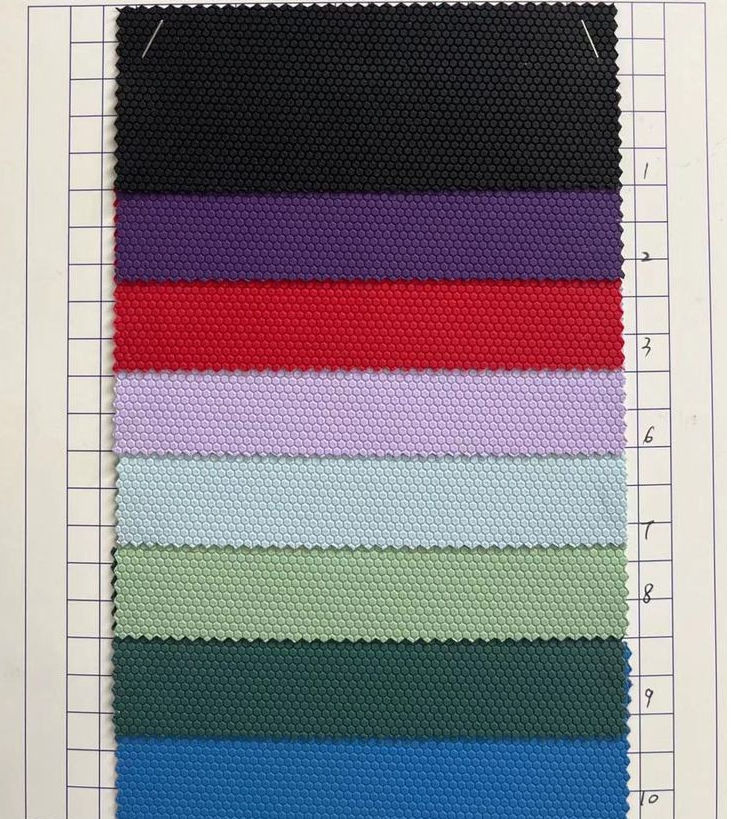PU leather elastic embossed hexagonal ball pattern elastic antislip for work gloves