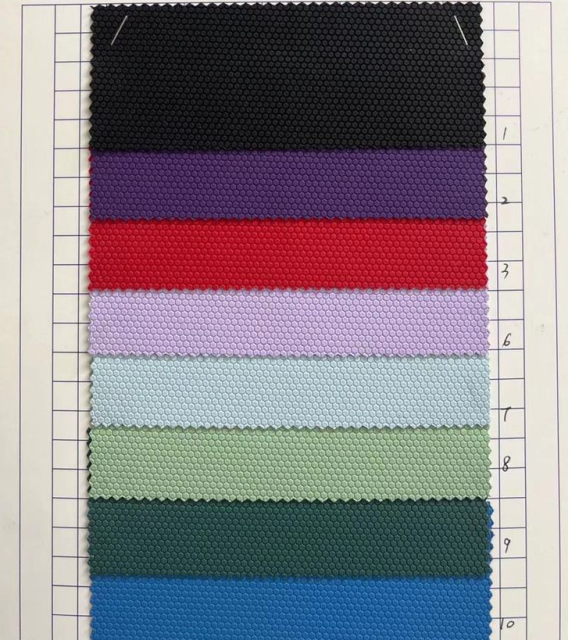 PU leather elastic embossed hexagonal ball pattern elastic antislip for work gloves