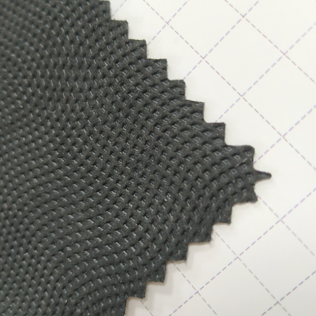 Antislip functional gloves PU leather conductive embossed fabric
